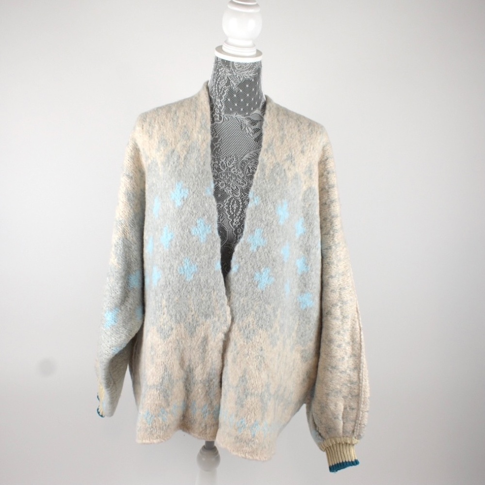 Free People Winter Sky Wonderland Cardigan Sweater - Picture 3 of 15
